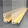 LIKOV LS2-FLEX 06 lišta okenní začišťovací 2D 6 mm s krycí lam. a tkan. 2,6m slonová kost